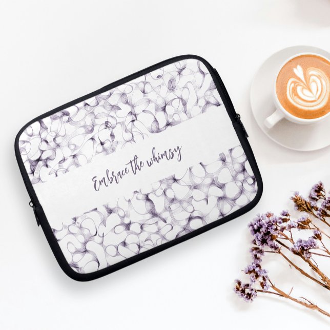 grillige bewegingen laptop sleeve (Creator heeft geüpload)