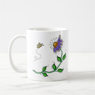Grillige Bloemenmok Koffiemok
