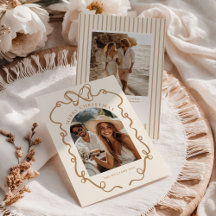 Grillige Boog Boho Familie Foto Kerstmis