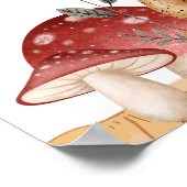 grillige bosdieren poster (Hoek)