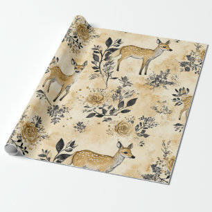 Grillige Bosree Patroon Cadeaupapier