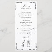 grillige bruiloft menu (Voorkant)