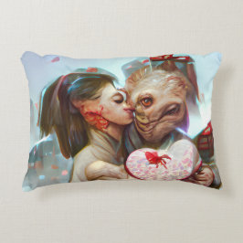 grillige buitenaardse Romance Accent Kussen