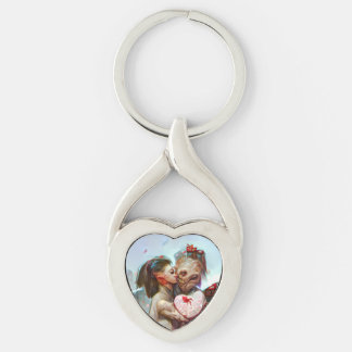 grillige buitenaardse Romance Sleutelhanger
