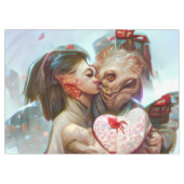 grillige buitenaardse Romance Tafelkleed (Voorkant (Horizontaal))