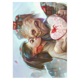 grillige buitenaardse Romance Tafelkleed