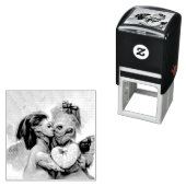 grillige buitenaardse Romance Zelfinktende Stempel (In situ)