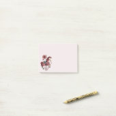 Grillige Carrousel Paard Afbeelding Post-it® Notes (Op bureau)