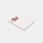 Grillige Carrousel Paard Afbeelding Post-it® Notes (Schuin)