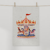 grillige  carrousel Waterverf Poster