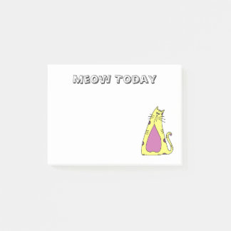 Grillige Cartoon Kat Post-it® Notes