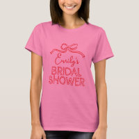 Grillige coquette strikkende knoop bruiloftsshower