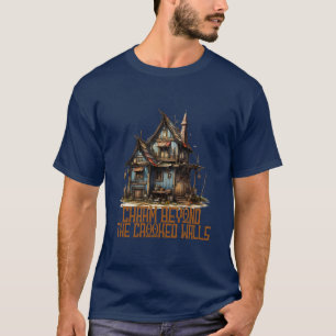 Grillige cottage-illustratie cadeau-idee t-shirt