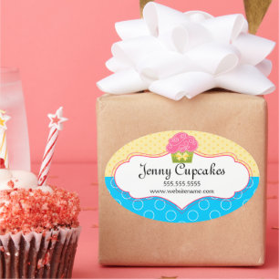 Grillige Cupcake Bakkerij Box Zegels