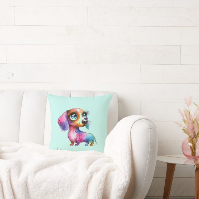 Grillige Dachshund Kussen (Bank)