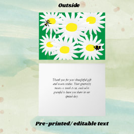 Grillige Daisy Persoonlijke Notitiekaart