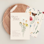 grillige daisy plot twist bruiloft save the date