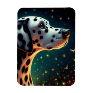 grillige dalmatiehond magneet