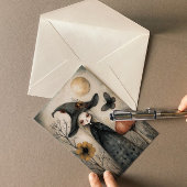 grillige dromerige heks Halloween decoupage Tissuepapier