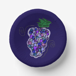 grillige druiven druif fruit papieren kommen