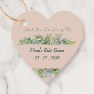 grillige eucalyptus Baby shower gepersonaliseerd Bedankjes Labels