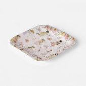 grillige feeën verjaardag bloem tuin weide papieren bordje (Gebogen)