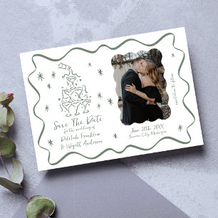 grillige geloften   handgetekende doedels   Bruilo Save The Date