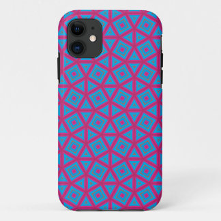 Grillige geometrische patroon iPhone 11 hoesje