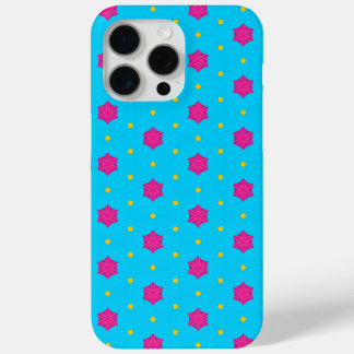 Grillige geometrische patroon iPhone 15 pro max hoesje