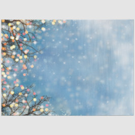 Grillige Glowende Kerstboom Tissuepapier