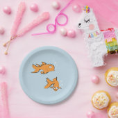 grillige goudvis papieren bordje (Feest)