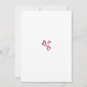 Grillige hand getekend dat is meer Italië Verlovin Kaart (Achterkant)