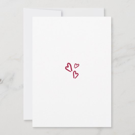 Grillige hand getekend dat is meer Italië Verlovin Kaart (Achterkant)