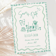 grillige hand getrokken boog krabbel golvende brui