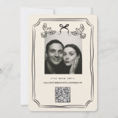 grillige handgetekende doedel save the date (Achterkant)