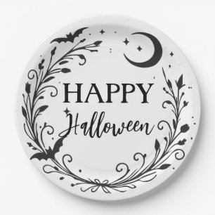 Grillige Hekserige Wicca-Kruidmagie Halloween Papieren Bordje