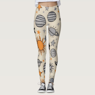 Grillige Hemelse Doodle Leggings