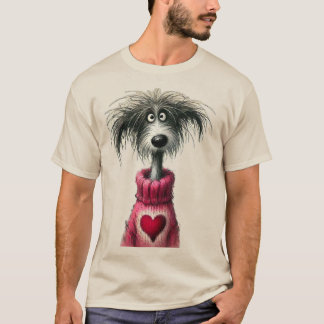 Grillige hond t-shirt
