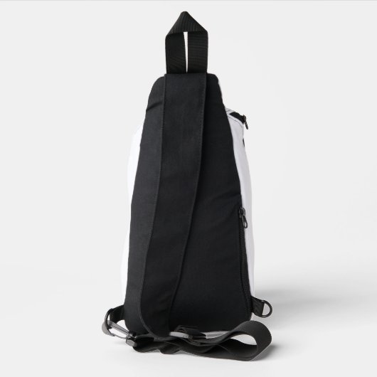 grillige kat fluistert shhh niemand geeft sling bag (Achterkant)