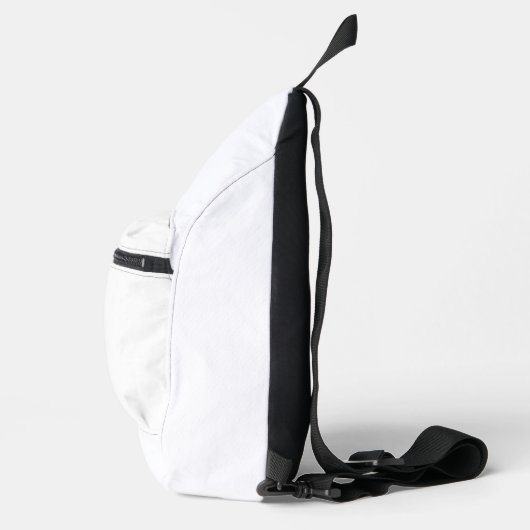 grillige kat fluistert shhh niemand geeft sling bag (Rechts)