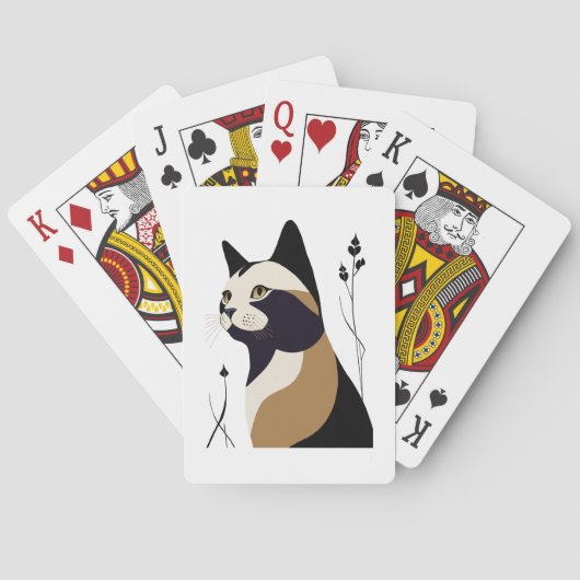 Grillige Kat Pokerkaarten (Achterkant)