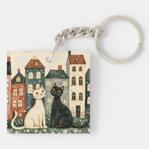 Grillige Katten Sleutelhanger