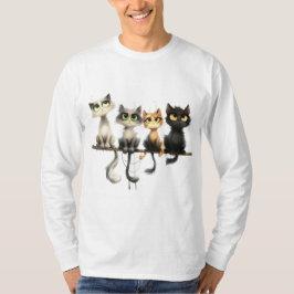 GRILLIGE KATTEN T-SHIRT