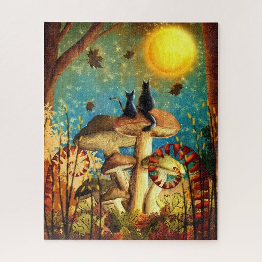 grillige kattepuzzel legpuzzel (Verticaal)