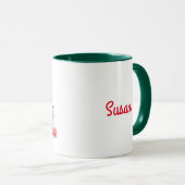 "grillige" kerstbomen mok (Voorkant rechts)