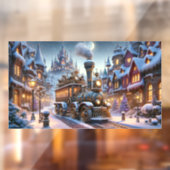 grillige kerstetalage raamsticker (Vel 2)