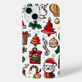 grillige kerstkoekjes Case-Mate iPhone case (Achterkant)