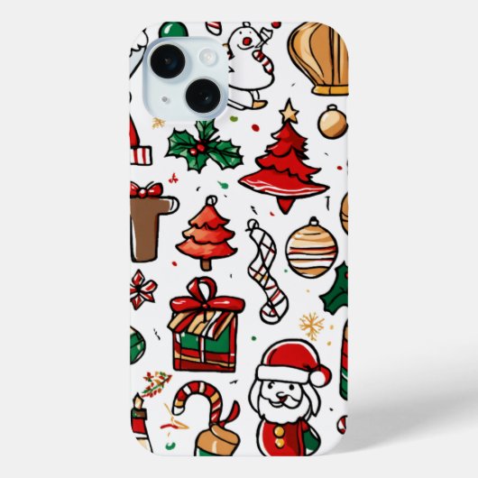grillige kerstkoekjes Case-Mate iPhone case (Achterkant)