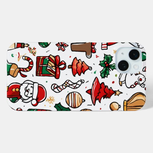 grillige kerstkoekjes Case-Mate iPhone case (Achterkant (horizontaal))