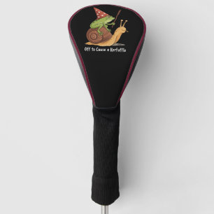 Grillige Kikker Tovenaar Gaat Een Rel Starten Golfheadcover